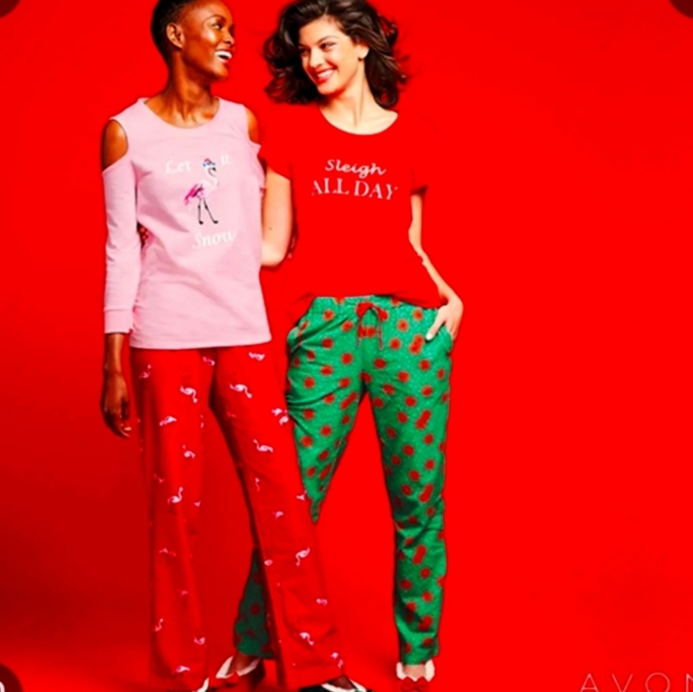 PLUS Size Holiday Christmas Pajama Set